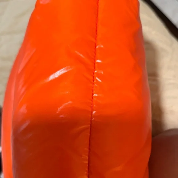 Bright Orange Puffer Bag - Picture 5 of 5